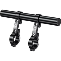 Support d'extension de guidon de moto avec double pince de fixation, plateforme d'extension de guidon, accessoires moto