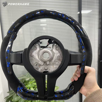 Volant sport en cuir et fibre de carbone pour BMW F10 F11 F15 F22 F25 F30 F32 F31 F36 M2 M3 M4 M5 M6 F80 F82 F90 E70 E90 X5 X16