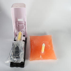 Bolsa de desinfectante de manos 1L, dispensador de jabón de manos alcohólico, bolsa de líquido con <span class=keywords><strong>tubo</strong></span> de bomba - Product Image 3