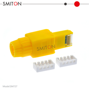 สายเคเบิลเครือข่าย UTP <span class=keywords><strong>Cat6A</strong></span> <span class=keywords><strong>หัว</strong></span>ต่อแบบโมดูลาร์ Rj45 ตัวเชื่อมต่อ Rj45 แบบไม่ต้องใช้เครื่องมือ Cat6 <span class=keywords><strong>Cat6a</strong></span> Rj45 8p8c <span class=keywords><strong>หัว</strong></span>ต่อโมดูลาร์ - Product Image 5