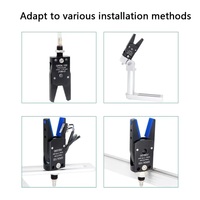 Pince robotique pneumatique avec capteur et tapis antidérapant pour machine de moulage par injection – Outil d'automatisation pour la préhension des pièces
