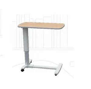 Деревянный Регулируемый прикроватный столик для больницы, прикроватный столик для пациента, передвижной прикроватный столик для больницы