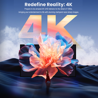 Projecteur vidéo LED HD 4K 3D Google TV Dangbei Mars Pro 2, projecteur d'écran miroir 4K, projecteur laser 4K
