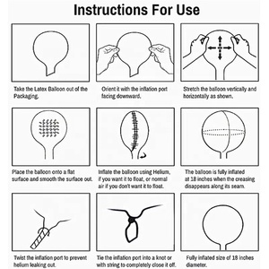 Globo LED con Varillas, Globos Bobo Transparentes Luminosos, Decoraciones para Fiestas de Cumpleaños y Bodas, Globo con Luz LED para Niños - Product Image 6