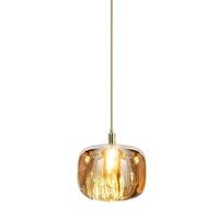JACKSUN Nordic Creative Petit Lustre En Verre Pendentif Luminaire pour Bar Restaurant Salon Chambre Suspension