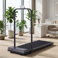 Tapis roulant électrique portable pliable en acier, zone de course 1030*385mm, 0.65 HP, écran LED, pour usage domestique