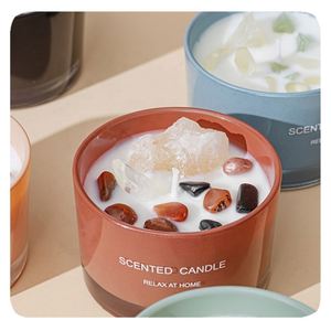 2024 New Arrival DIY Crystal-shaped Aroma Scented <strong>Candles</strong> in Bulk Costume logo Romantic Scented <strong>Candles</strong> - Product Image 2