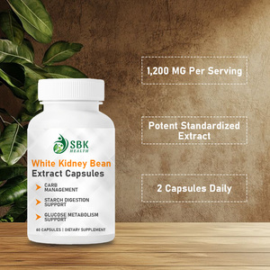 Private Label White Kidney Bean Capsules with White Kidney Cambogia Immune System Supports 1200 mg Per serving Capsules - Product Image 6