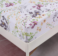Parure de lit brodée en microfibre brossée, draps en polyester, ensemble de draps – Offre Spéciale