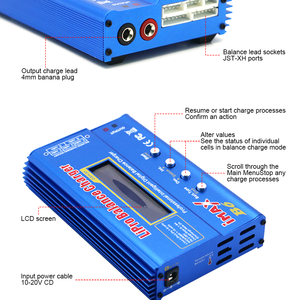 IMAX B6 80W 배터리 충전기 Lipo NiMh 리튬 이온 Ni-Cd 디지털 Lipro 밸런스 충전기 방전기 + AC 전원 12V 5A 어댑터 Rc 자동차 - Product Image 3