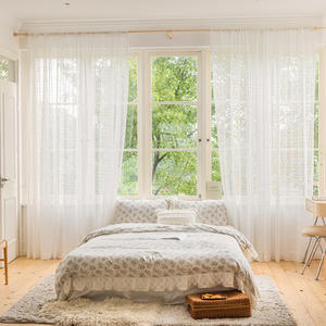 <span class=keywords><strong>Tende</strong></span> di pizzo macramè per finestra porta <span class=keywords><strong>francese</strong></span> <span class=keywords><strong>tende</strong></span> in <span class=keywords><strong>Tulle</strong></span> pizzicotto pieghettato Ready Made cucina all'aperto tovaglia - Product Image 4