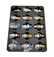Kit d'adaptateurs de raccordement pour test de pression hydraulique en acier inoxydable pour pièces de machines de construction