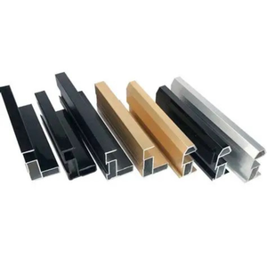 Perfiles de Extrusión de Aluminio Negro Brillante para Zapateros - Product Image 2