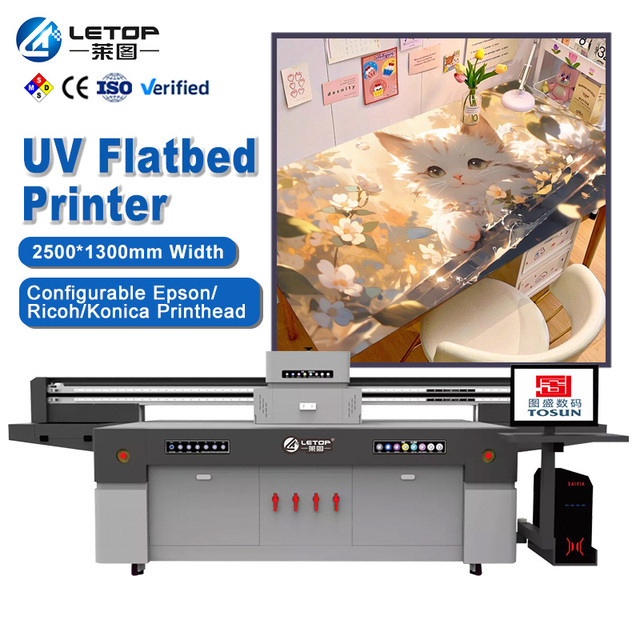 LETOP Printing Plotter Print Acrylic Uv Flatbed Digital Inkjet Printer Phone Cover Glass Phone Case Uv Bottle Printer