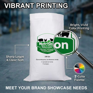 चावल अनाज मक्का की पैकिंग के लिए 25 किलो 50 किलो 100 किलो पीप बुने हुए बैग पॉलीप्रोपाइलीन सैक बोई रेत उर्वरक - Product Image 4