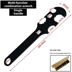 All Steel Gold CRV Metal Sun Ring <strong>Wrench</strong> High Hardness Multi-Function <strong>Combination</strong> Metric Tool for Maintenance New <strong>Wrench</strong> - Product Image 4