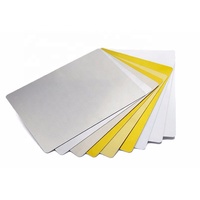 Conception OEM Personnaliser n'importe quel modèle 0.65/ 0.81/1mm Blanc Brillant Chroma Luxe Impression Sublimation Transfert de chaleur Feuille d'aluminium A4