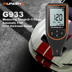 Xe sơn đo độ dày Tester kỹ thuật số Xách Tay Xe phim lớp phủ đo lường đo lường FE/nfe sơn Độ dày Meter công cụ g933 - Product Image 2