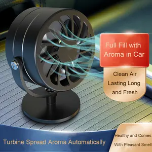 Rafraîchisseur d'air de voiture créatif diffuseur de parfum avec clip pour ventilateur solide automatique durable parfum léger solaire décoration intérieure OEM