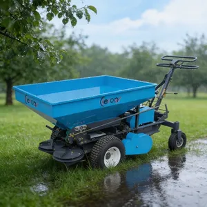 Double Disc Salt <b>Spreader</b>, Self-Propelled <b>Fertilizer</b> Feed <b>Spreader</b> Agricultural Double Disc Salt <b>Spreader</b> - Product Image 2