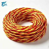 Câble souple torsadé RVS en PVC, 2 conducteurs en cuivre, ignifuge pour câblage de bâtiment