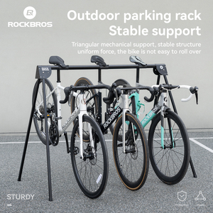 ROCKBROS xe đạp đường hiển thị giá sắt thép xe đạp leo núi Giá hiển thị đứng ngoài trời nhà đậu xe giá - Product Image 2