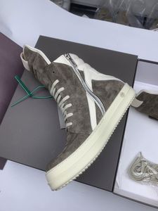 Chaussures montantes élégantes pour hommes en cuir véritable avec semelle extérieure en caoutchouc, à lacets, à semelle épaisse, décontractées pour l'extérieur, grandes tailles - Product Image 4