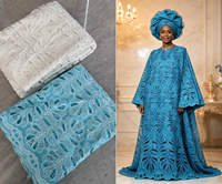 Dentelle africaine brodée à la main en organza de vin avec perles françaises, pierres et feuilles, fleurs 3D, 100% polyester