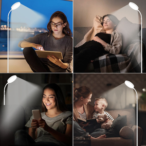 Hiện đại sáng tạo chất lượng tốt Led trang trí đứng vòng ánh sáng văn phòng thường vụ đèn sàn cho phòng khách trang trí nội thất - Product Image 6