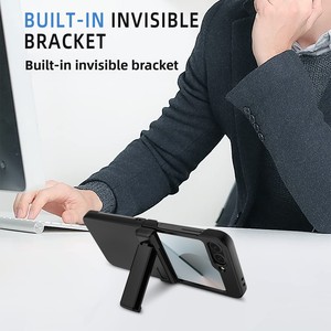 Suitable for Samsung Z Flip 6 phone case, protective cover, foldable <b>screen</b> <b>stand</b>, factory supply, cross-border e-commerce - Product Image 4