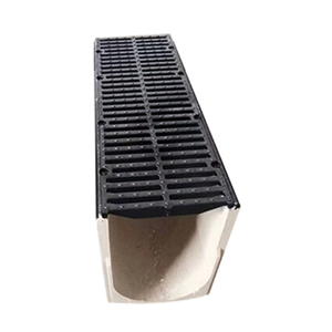 Caniveau de drainage linéaire modulaire en résine U150 U200 pour trottoir, jardin et maison, avec couvercle en résine pour l'évacuation des <span class=keywords><strong>eaux</strong></span> <span class=keywords><strong>pluviales</strong></span> - Product Image 5