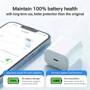 <span class=keywords><strong>Cargador</strong></span> de Pared PD de 20W para Teléfono 17/16/15/14/13, Tipo C a C, Carga Rápida QC3.0, Adaptador Multipuerto USB C de Carga Rápida - Product Image 3