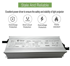 Alimentation électrique pour bande LED dimmable TBWTEK 150W 200W 320W 500W 800W 24V36V48V IP67 Tension constante Réverbère AC-DC - Product Image 2