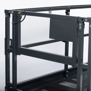 Piattaforma di Lavoro Elevabile Industriale con Doppia Porta d'Ingresso, Nuova Gabbia di Sicurezza per Carrello Elevatore con <span class=keywords><strong>Cestello</strong></span> in Acciaio - Product Image 3