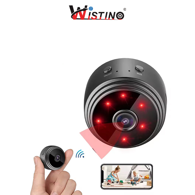 Wistino Wireless Ip Mini Wifi Surveillance Camera A9 Wide Angle Night Vision Remote Monitor Mini Camera Wifi
