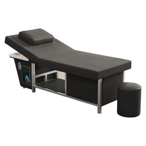 Équipement de salon Tête de shampoing Tête de lit de <span class=keywords><strong>spa</strong></span> Lit de shampoing de <span class=keywords><strong>spa</strong></span> avec <span class=keywords><strong>spa</strong></span> pour les pieds