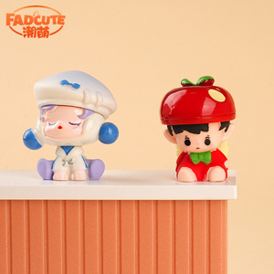 Figurine de méditant en résine mignonne, 3.1cm, ornement de voiture en forme de pomme d'ange, décoration de bureau, jouet pour enfants, cadeau - Product Image 5