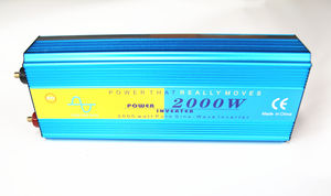 Inversor de Onda Sinusoidal Pura de Alta Potencia de 2000 W - Convertidor de Corriente para Automóvil de Fabricante Directo, de CC a CA de 220 <span class=keywords><strong>V</strong></span> para Uso Diario y al Aire Libre - Product Image 3