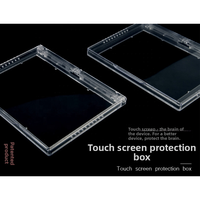 Boîtier de protection d'écran tactile HMI transparent universel 7" 10" simple tactile résolution 1280x1024 1 million de clics 3H