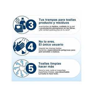 Toallas Desechables Shesmile Clean Towels XL, Paquete de 50 Unidades, para Desmaquillar el Rostro - Product Image 5