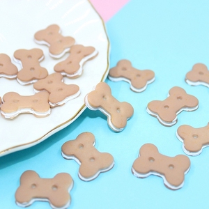 Precio Favorable, comida en miniatura, <span class=keywords><strong>hueso</strong></span> de perro, galleta, resina, artesanía, cabujón, bricolaje, artesanía de resina decorativa - Product Image 6
