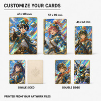Cartes à collectionner personnalisées, cartes de jeu d'anime et de manga, services d'impression offset couleur, fabricant de jeux de cartes