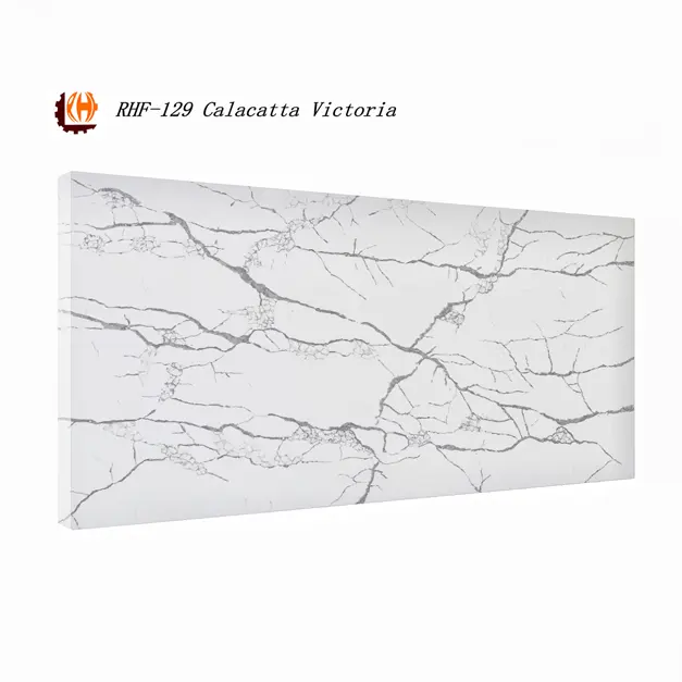 काले क्वार्ट्ज गुमान Countertops रसोई पत्थर की पटिया सफेद नसों के साथ फ्लैट बढ़त Prefab कृत्रिम क्वार्ट्ज पत्थर Countertop द्वीप