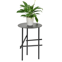 Table basse moderne ronde avec bout latéral en métal, pour le couloir, les meubles d'hôtel, vente en gros, livraison gratuite