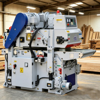 Cepilladora de Madera Industrial Automática de Doble Cara con Motor de 21.5KW y Cortador Espiral, Ancho de Cepillado de 625mm