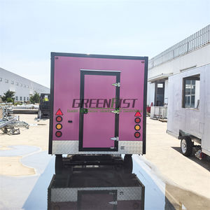 รถเข็นขายอาหาร9FT ขนาดเล็กพร้อมรถบรรทุกอาหารเคลื่อนที่เต็มรูปแบบรถเข็นอาหารทอดเหมาะสำหรับขายขนมไก่ทอด - Product Image 3