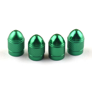 Aluminum Alloy Bullet Shaped Valve <b>Caps</b> For Car Tire <b>Dust</b> Protection Universal Size American Mouth Tubeless Valve - Product Image 2