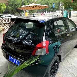 Aileron arrière en fibre de carbone ABS noir brillant pour Toyota Yaris 2008 2009 2010 2011 2012 2013, style automobile - Product Image 5