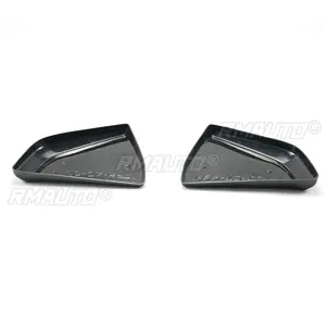 <b>For</b> Chevrolet Corvette C7 2014-2019 <b>Car</b> Rear Bumper Corner Side <b>Diffusers</b> Splitter Spoiler Glossy Black Carbon Fiber Look 2 Pcs - Product Image 4