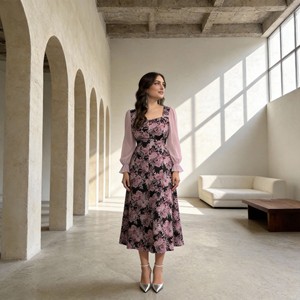 Robe Abaya en polyester de haute qualité, élégante et personnalisée, pour femmes musulmanes, vente en gros, nouveau design - Product Image 4